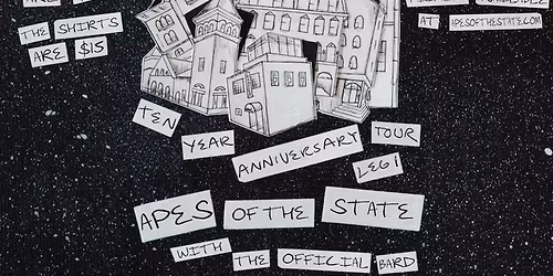Apes Of The Stats This City Isn\u2019t Big Enough Ten Year Anniversary at Crowbar - Tampa, FL