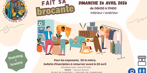 Sol\u00e9a fait sa Brocante !