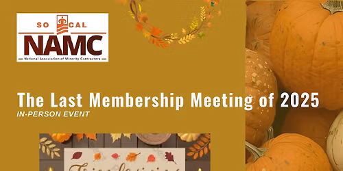 Membership Meeting - Nov. 2025