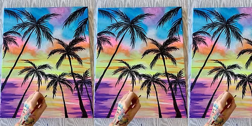 $15 Palm Trees: Hysteria Taphouse with Artist Katie Detrich!