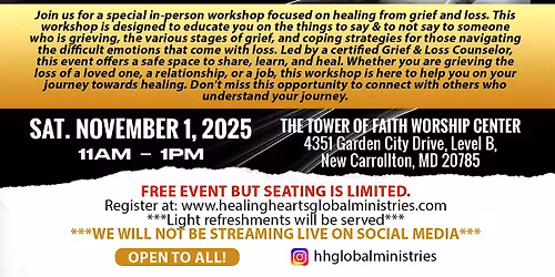 Grief & Loss Healing Workshop