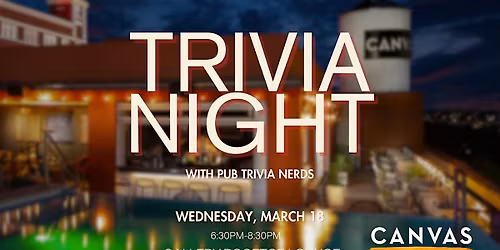 Rooftop Trivia Night at Canvas Hotel Dallas