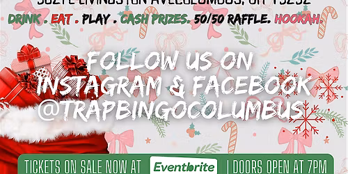 Trap Bingo Columbus! Christmas Party