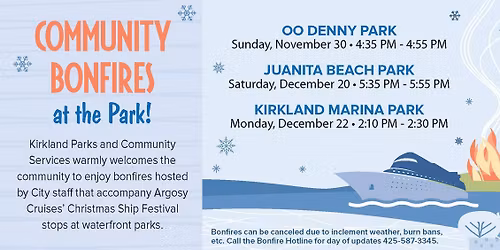 Community Bonfires at the Park