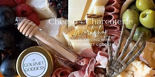 Halloween Cheese + Charcuterie board styling with The Gourmet Goddess