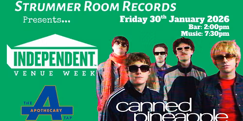 Strummer Room Records Presents... Canned Pineapple + WREX + Support (part of Independent Venue Week)