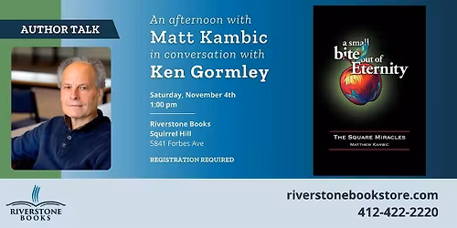 An Afternoon with Matt Kambic in Conversation with Ken Gormley
