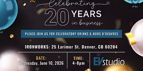 EVstudio 20th Anniversary Celebration