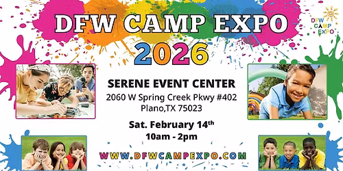 2026 DFW Camp Expo at Serene Event Center in Plano