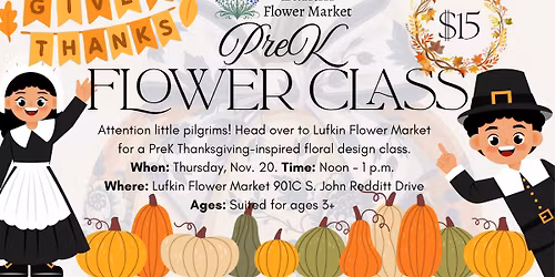 PreK Floral Design Class
