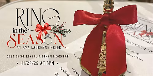 Ring in the Season: Christmas Concert at Ava Laur\u00e9nne Bride