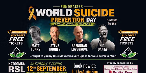Let's Laugh Let's Talk Suicide Prevention Day Fundraiser