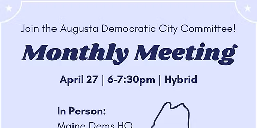 Augusta Dems April Meeting