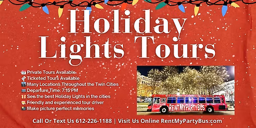 Magical Holiday Lights Tour - Plymouth Experience - Dec 21st