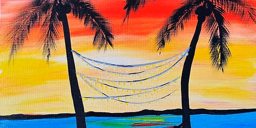 "Vacation Vibes\u201d Acrylic Canvas Painting Class at Cafe 7-10 with Connie