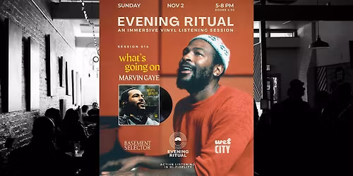 MARVIN GAYE - Evening Ritual - Vinyl Listening Session