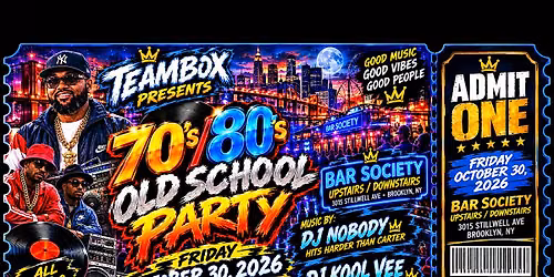 70\/80's Old school party Halloween edition