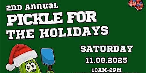RSVP through SweatPals: 2nd Annual Pickle For the Holidays | $25.00-$105.00