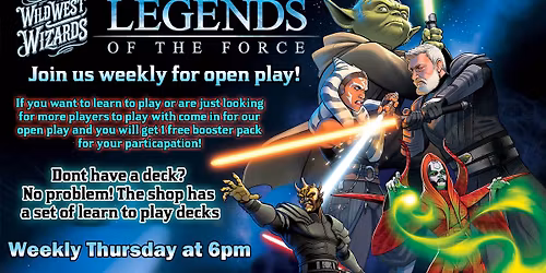 Star Wars Unlimited Open Play!!