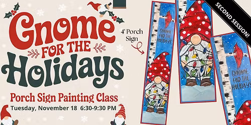 Porch Sign Painting Class - SECOND SESSION