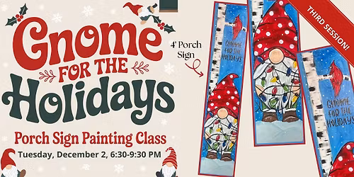 Porch Sign Painting Class - THIRD SESSION