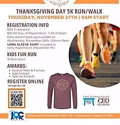 2025 Thanks For Giving Day Run 5K Run \/ Walk Ben August Memorial