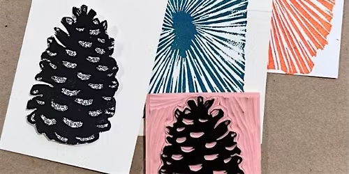 Holiday Card Block Printing