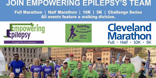 Empowering Epilepsy Team in the Cleveland Marathon