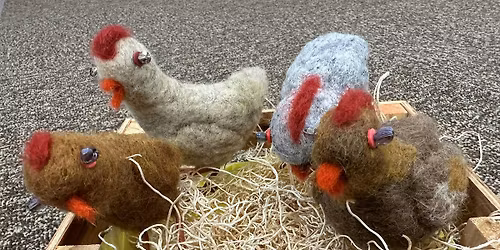 Needle Felting Funky Chicken Workshop with Sue Kenaston