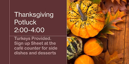 Thanksgiving Potluck Lunch