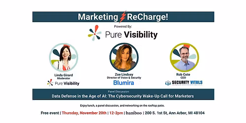Pure Visibility presents Marketing\u26a1ReCharge! in November