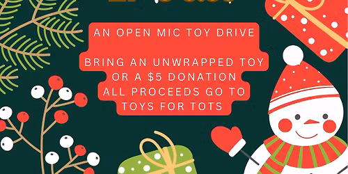 5TH ANNUAL TATO FOR THE TOTS : OPEN MIC TOY DRIVE