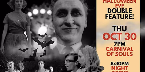 Halloween Eve Double Feature: CARNIVAL OF SOULS + NIGHT OF THE LIVING DEAD