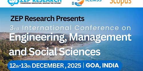 3rd International Conference on Engineering, Management and Social Sciences