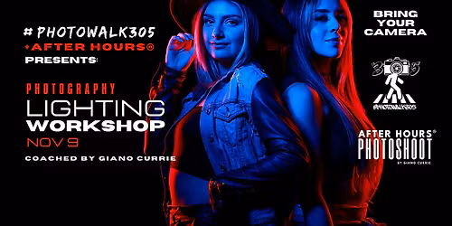 Photography Lighting WORKSHOP by Giano Currie x #PhotoWalk305
