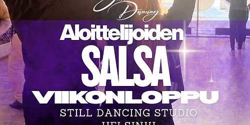 Aloittelijoiden Salsa viikonloppu 24-25.4.