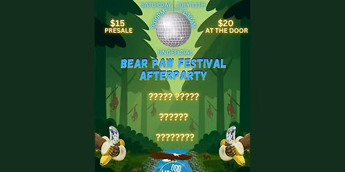 Bear Paw Festival EDM After Party