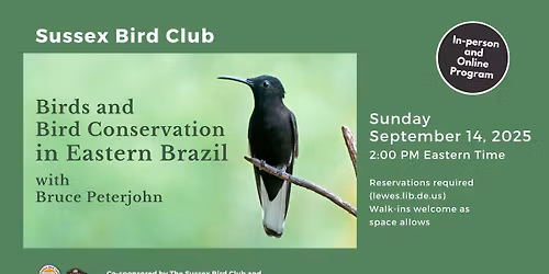 Sussex Bird Club Monthly Meeting