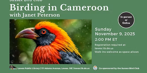 Sussex Bird Club Monthly Meeting