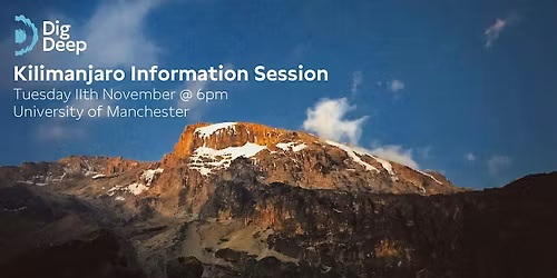 Manchester Kilimanjaro 2026 Information Session