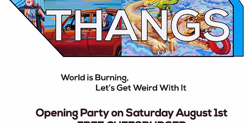 Two Thangs art opening at AS220 Main Space