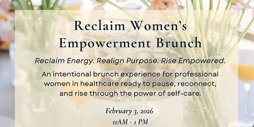 Reclaim Women's Empowerment Brunch