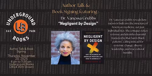 Author Talk Featuring Dr. Vanessa Grubbs