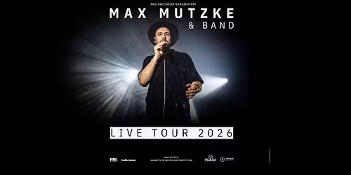 Max Mutzke \u2022 Live Tour 2026 \u2022 14.11.26 D\u00fcsseldorf