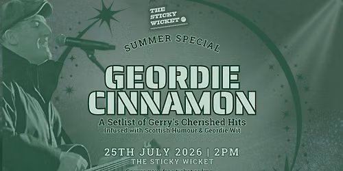 Geordie Cinnamon | Gerry Cinnamon Tribute