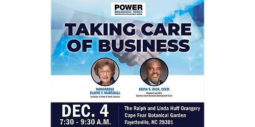 Power Breakfast - Taking Care of Business