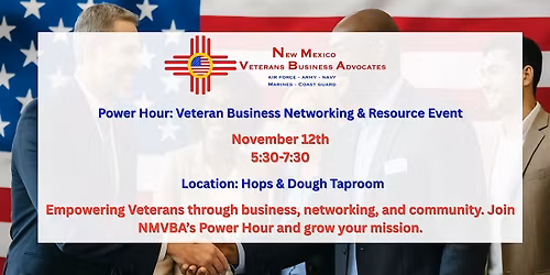 NMVBA Power Hour: Veteran Business Networking & Resource Event