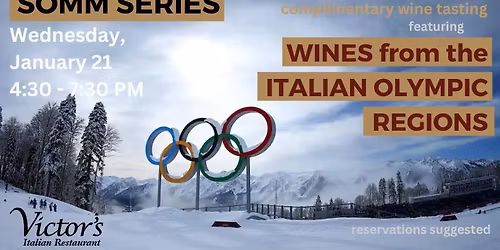 Somm Series: Wines from the Italian Olympic Regions