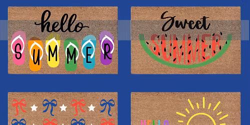 \u2600\ufe0f\ud83c\udf49 Paint Your Own Summer Doormat \ud83c\udf49\u2600\ufe0f