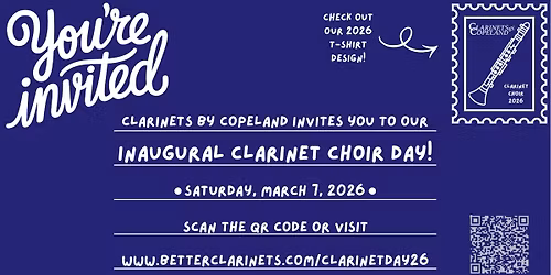 Clarinets By Copeland Clarinet Choir Day